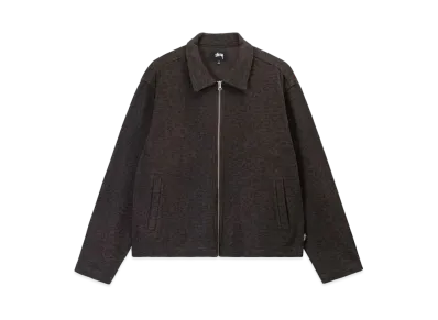 Stussy LEOPARD MESH ZIP JACKET "Brown"