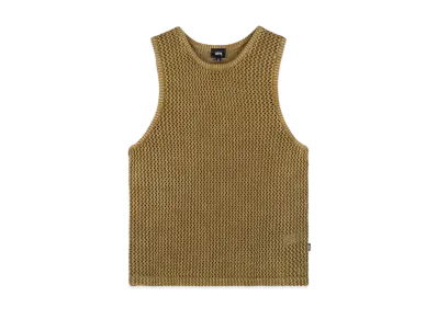 Stussy O'DYED MESH TANK "Khaki"