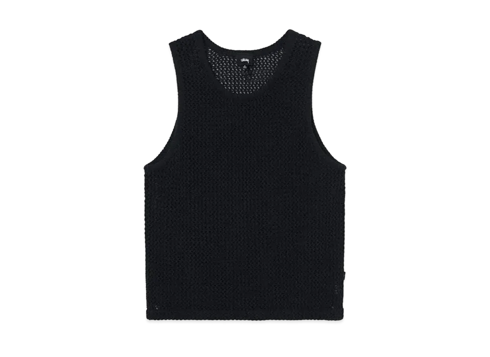 Stussy O'DYED MESH TANK "Black"