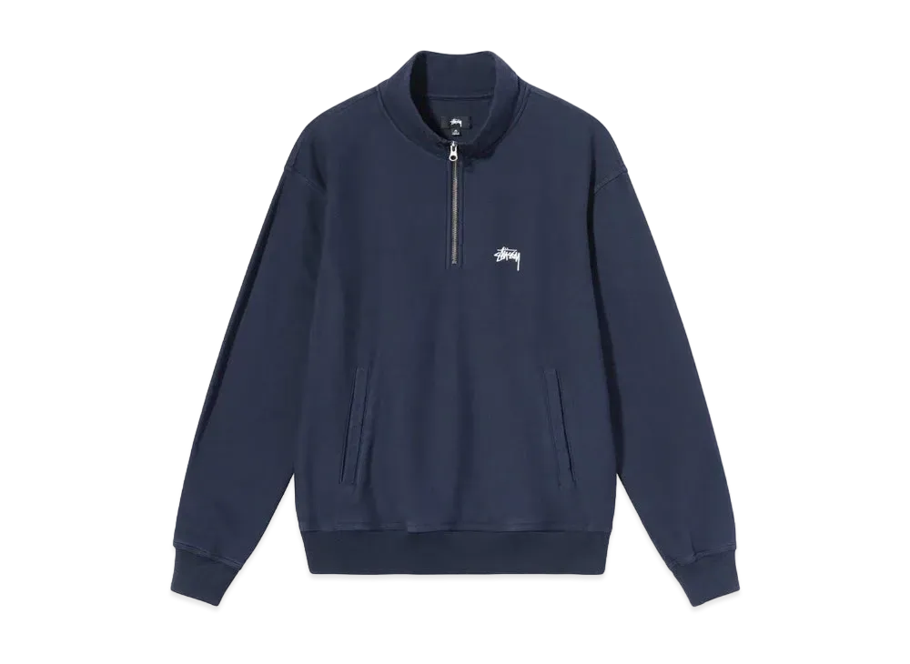 Stussy OVERDYED STOCK LOGO MOCK "Navy"