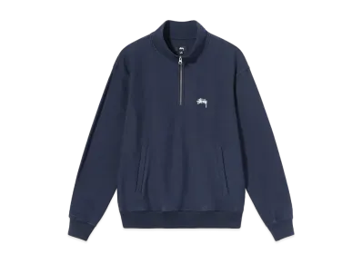 Stussy OVERDYED STOCK LOGO MOCK "Navy"