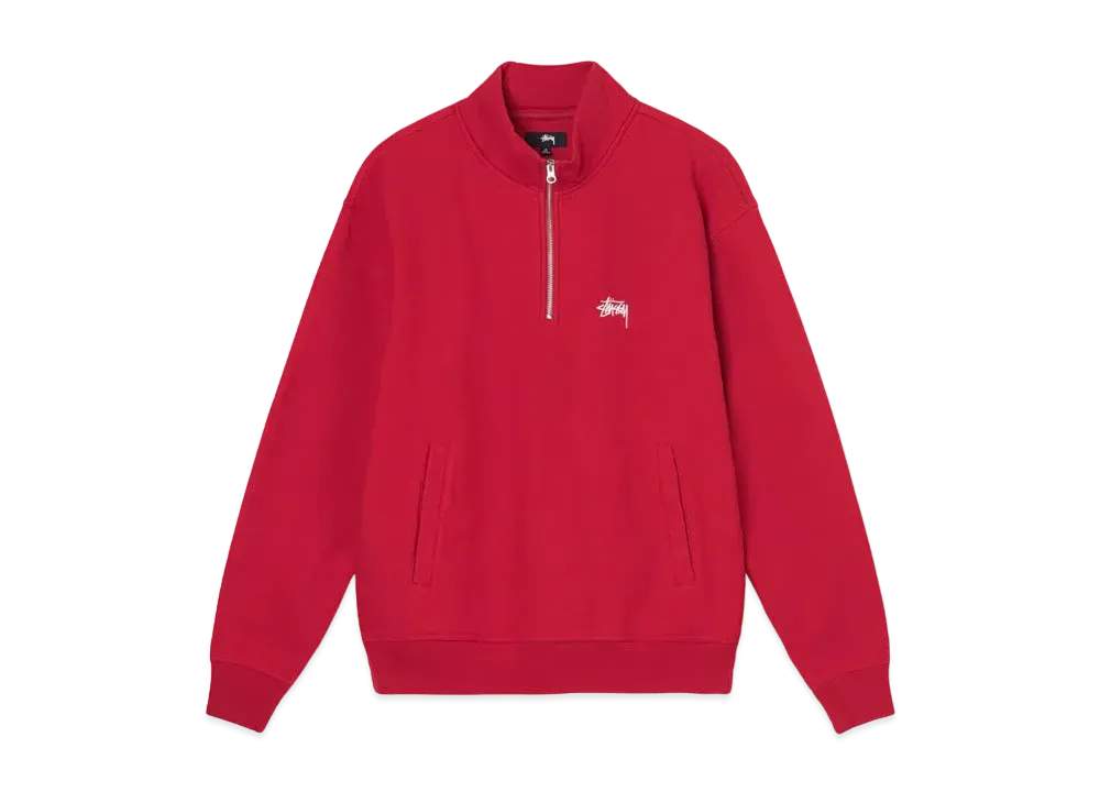Stussy OVERDYED STOCK LOGO MOCK "Red"