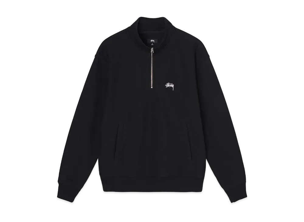 Stussy OVERDYED STOCK LOGO MOCK "Black"