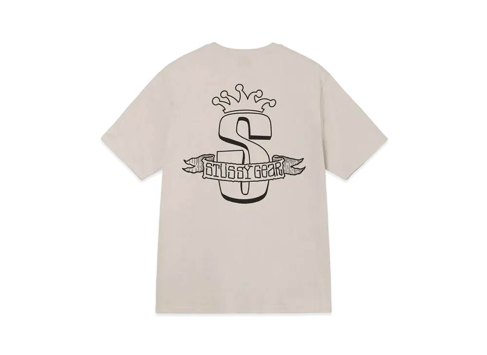 Stussy GEAR BANNER TEE "Smoke"