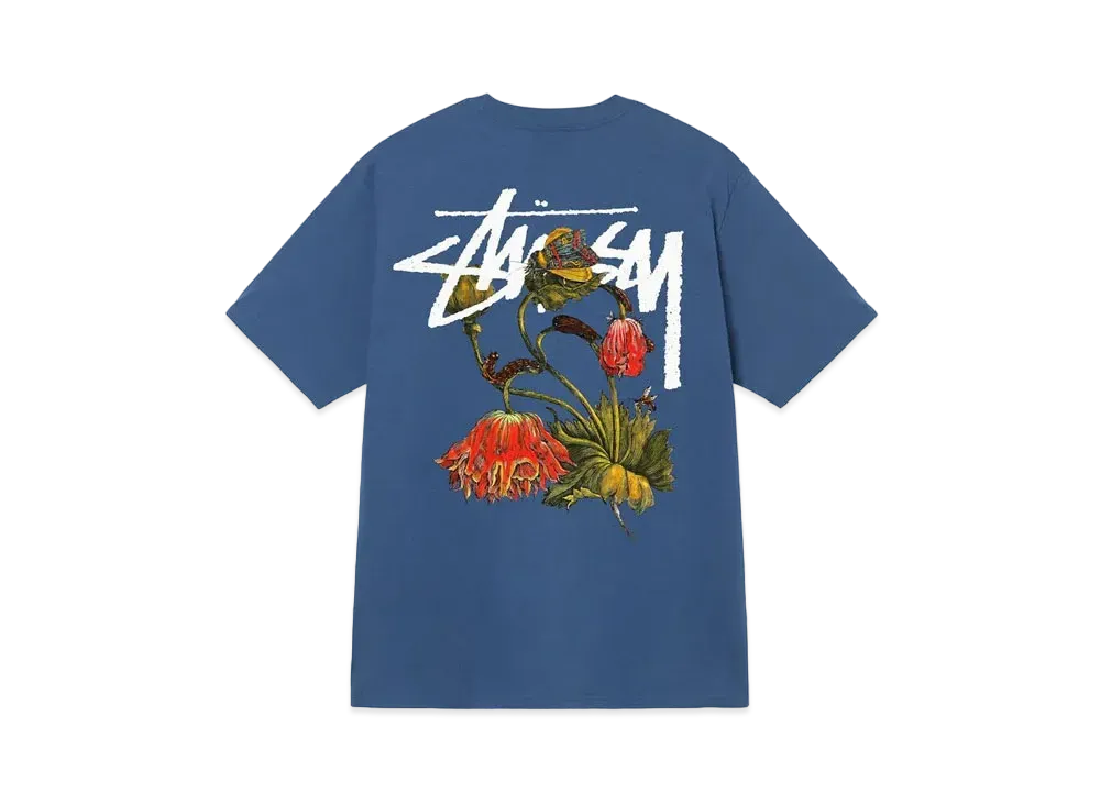 Stussy WITHERED FLOWER TEE "Midnight"