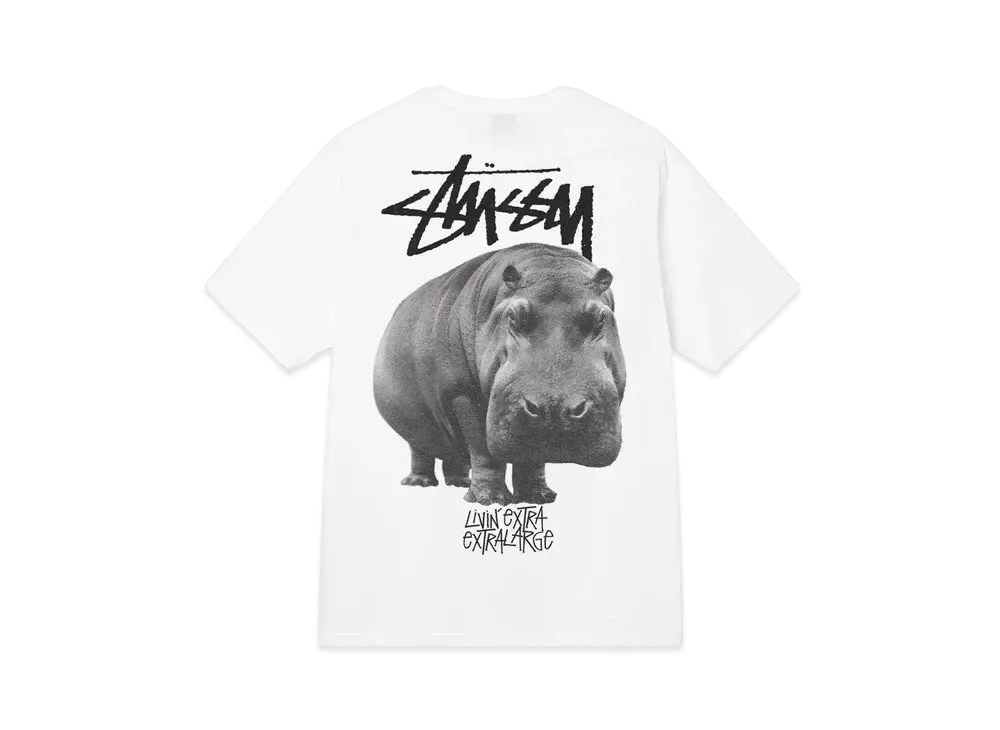 Stussy LIVIN' LARGE TEE "White"