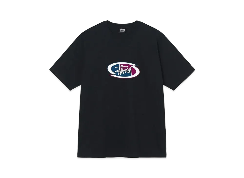 Stussy SPLIT OVAL TEE "Black"