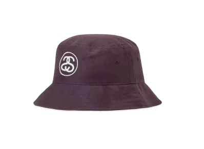 Stussy SS LINK DEEP BUCKET HAT "Burgundy"