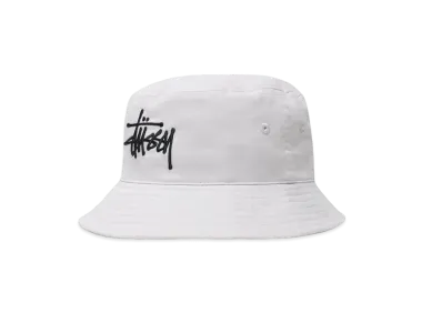 Stussy BRUSHED BIG BASIC BUCKET HAT "Bone"