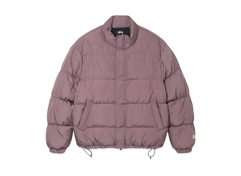 Stussy Ripstop Down Puffer Jacket "Rose"