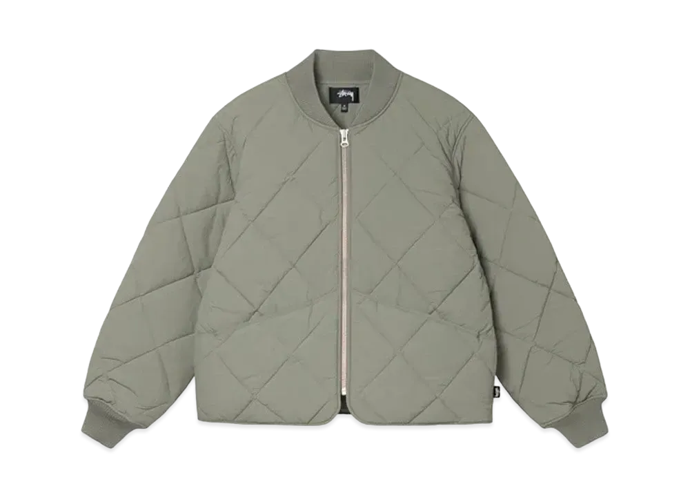 Stussy Dice Quilted Liner Jacket "Olive"