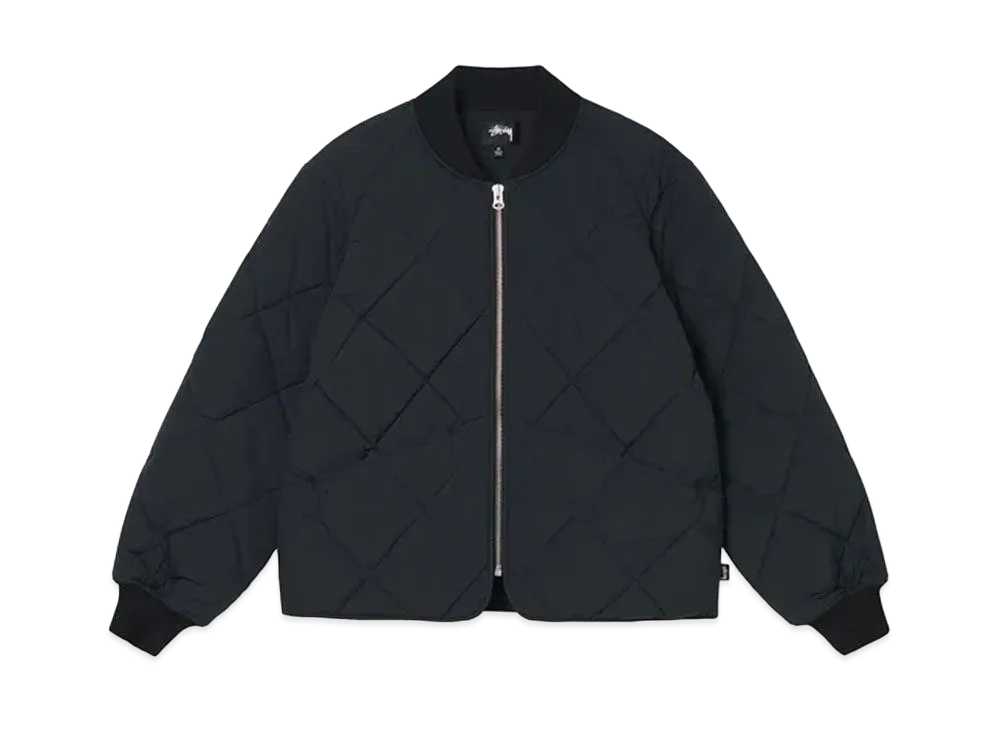 Stussy Dice Quilted Liner Jacket "Black"