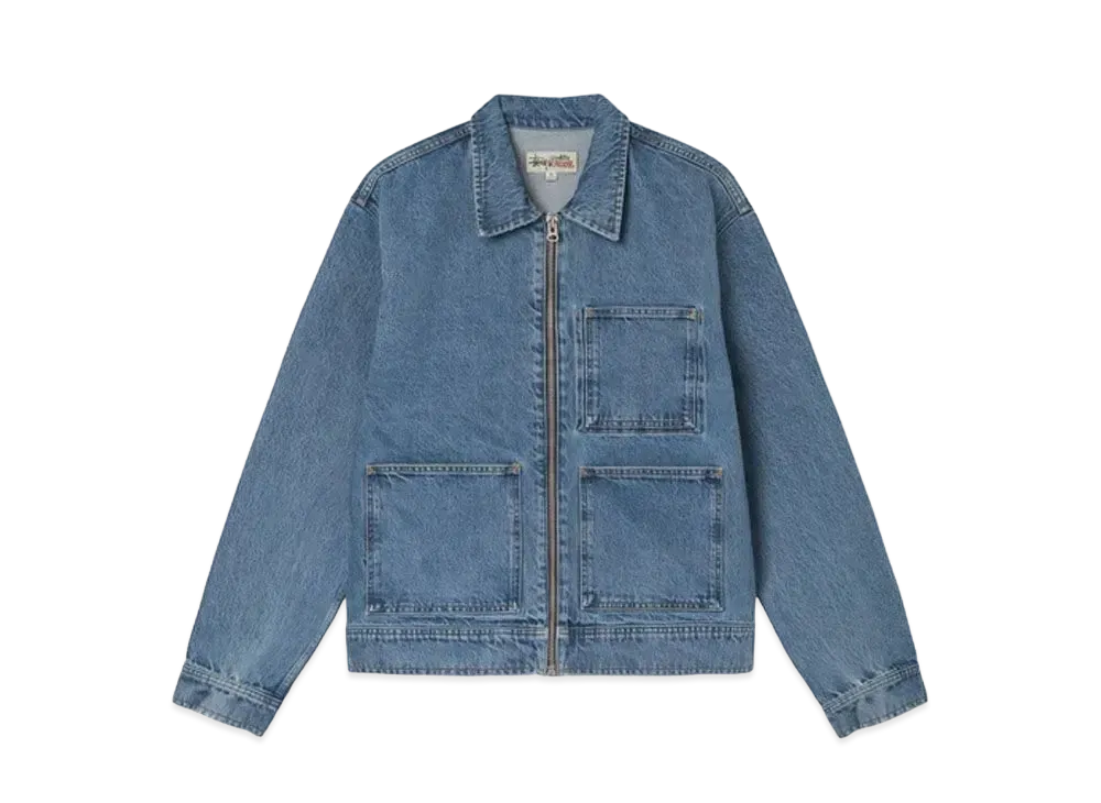 Stussy Overdyed Zip Work Jacket 