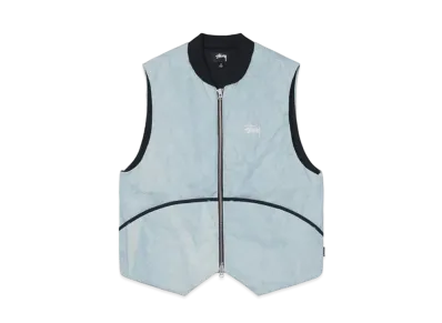 Stussy Washed Canvas Primaloft Vest "Light Blue"