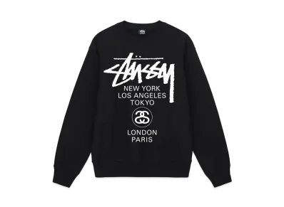 Stussy World Tour Crew "Black"