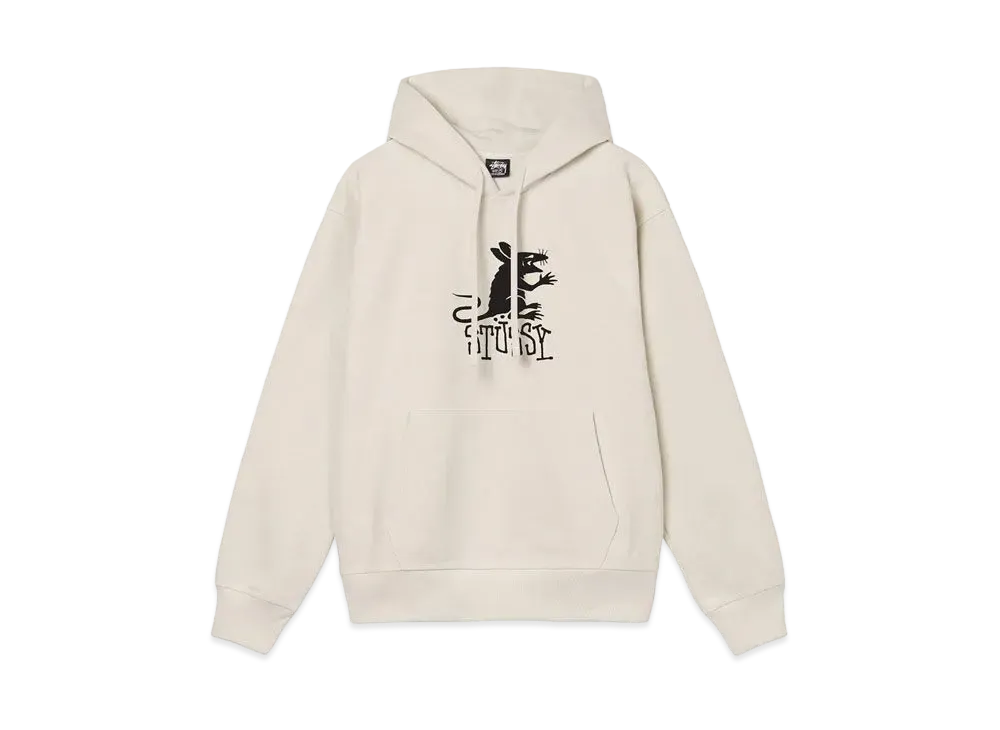 Stussy Rat Hoodie "Ash Heather"