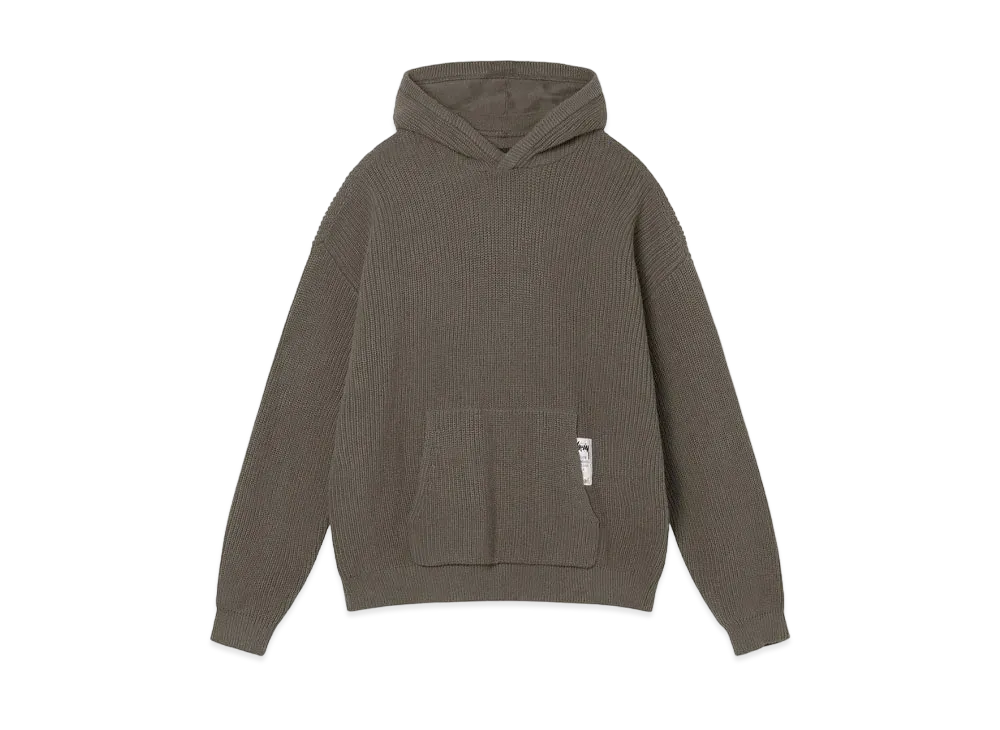 Stussy Cotton Knit Hood "Olive"
