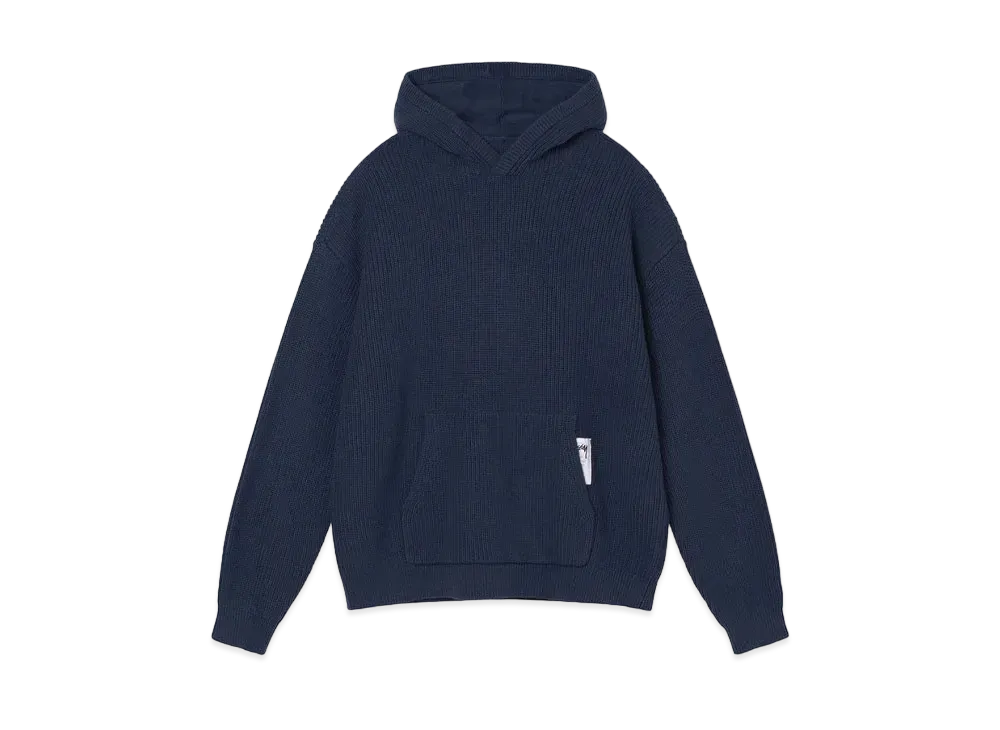 Stussy Cotton Knit Hood "Navy"
