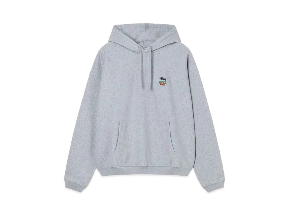 Stussy Relaxed Oversized Hoodie "Grey Heather"