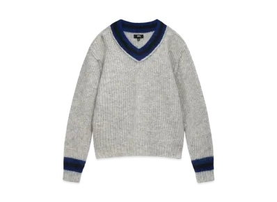 Stussy Mohair Tennis Sweater "Ash" 117142