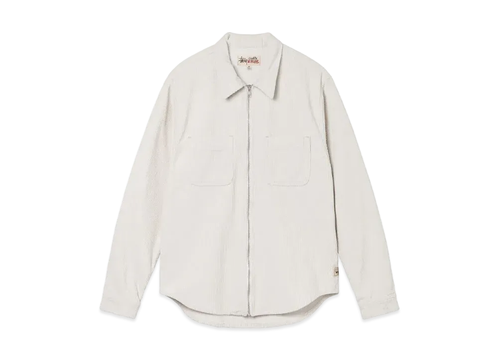 ステューシー ワイド ウェール コード ジップ "ボーン"