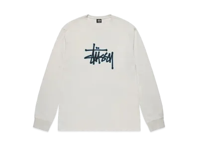 Stussy Outlined Pigment Dyed LS Tee "Natural"