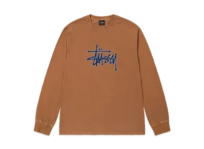 Stussy Outlined Pigment Dyed LS Tee "Blue"