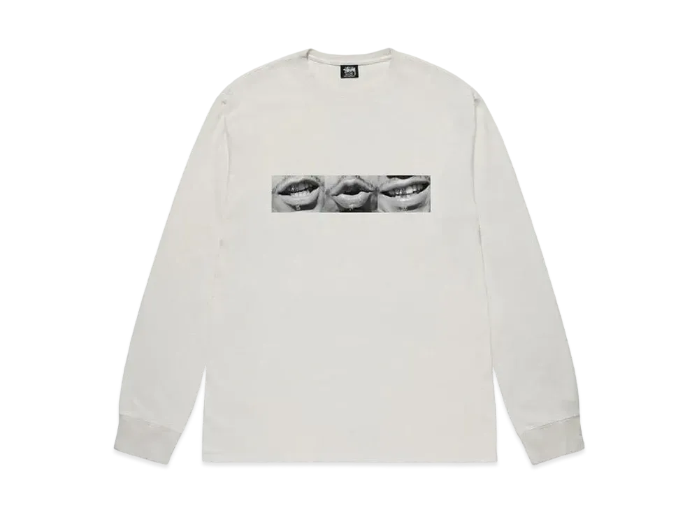 Stussy Phonetic Pigment Dyed LS Tee "Natural"
