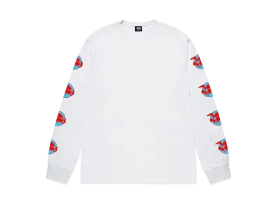 Stussy Skateman LS Tee "White"