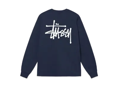 Stussy Basic Stussy LS Tee "Navy"