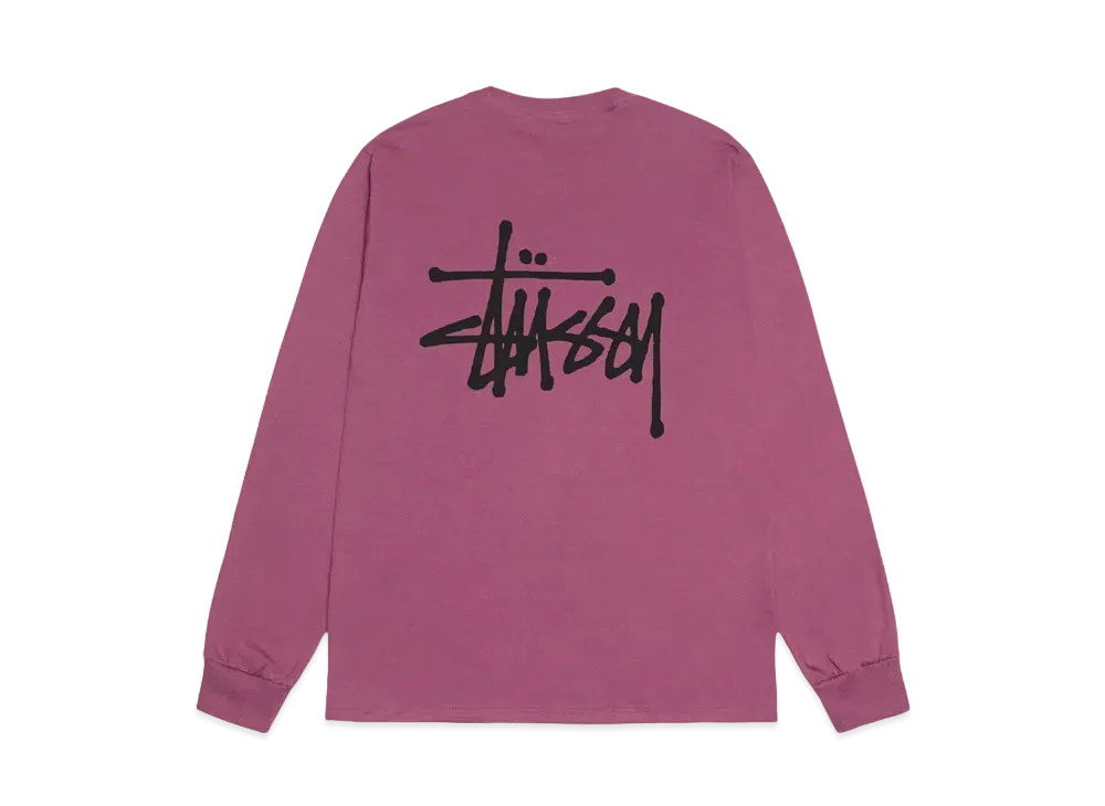 Stussy Basic Stussy LS Tee "Berry"