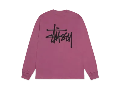 Stussy Basic Stussy LS Tee "Berry"