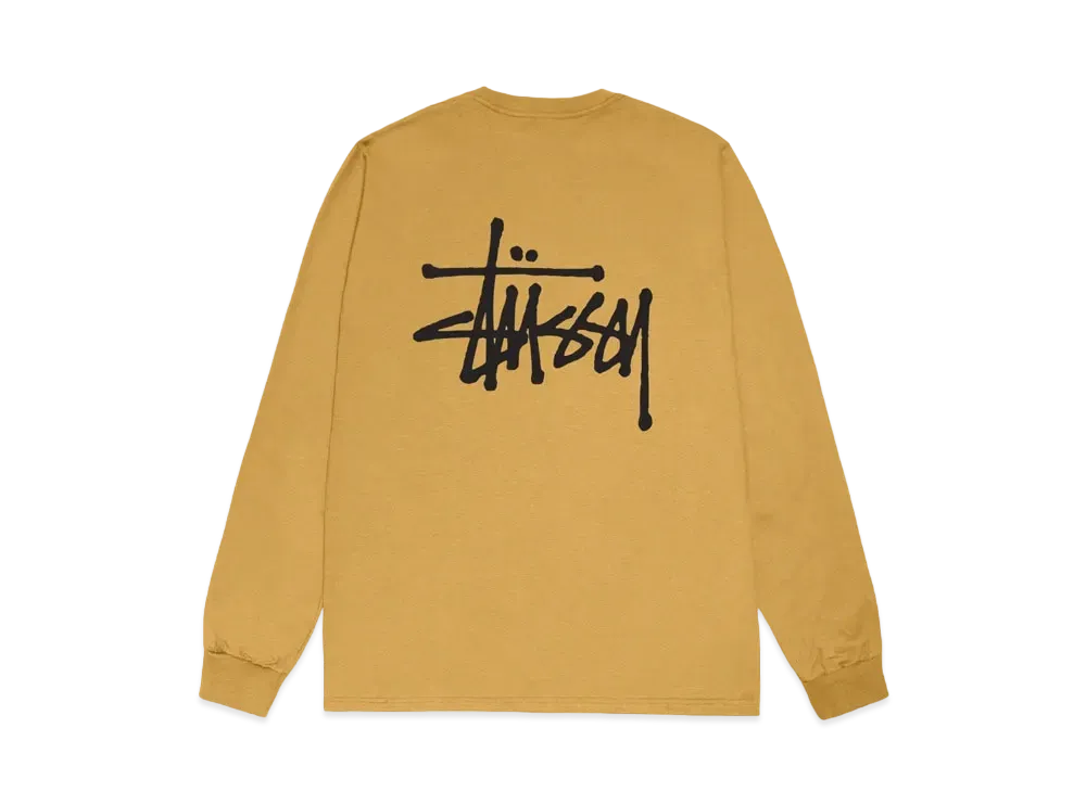 Stussy Basic Stussy LS Tee "Curry"