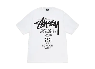 Stussy World Tour Tee "White" (22FW)