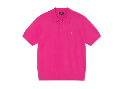 Stussy Classic SS Polo Sweater "Pink"