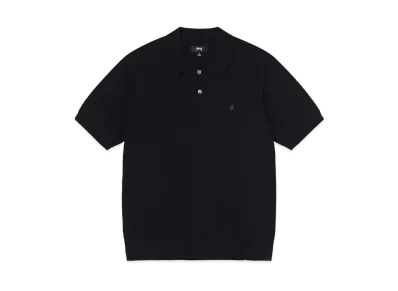 Stussy Classic SS Polo Sweater "Black"