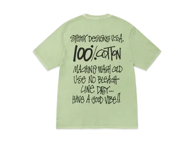 Stussy 100% Pigment Dyed Tee "Sage"