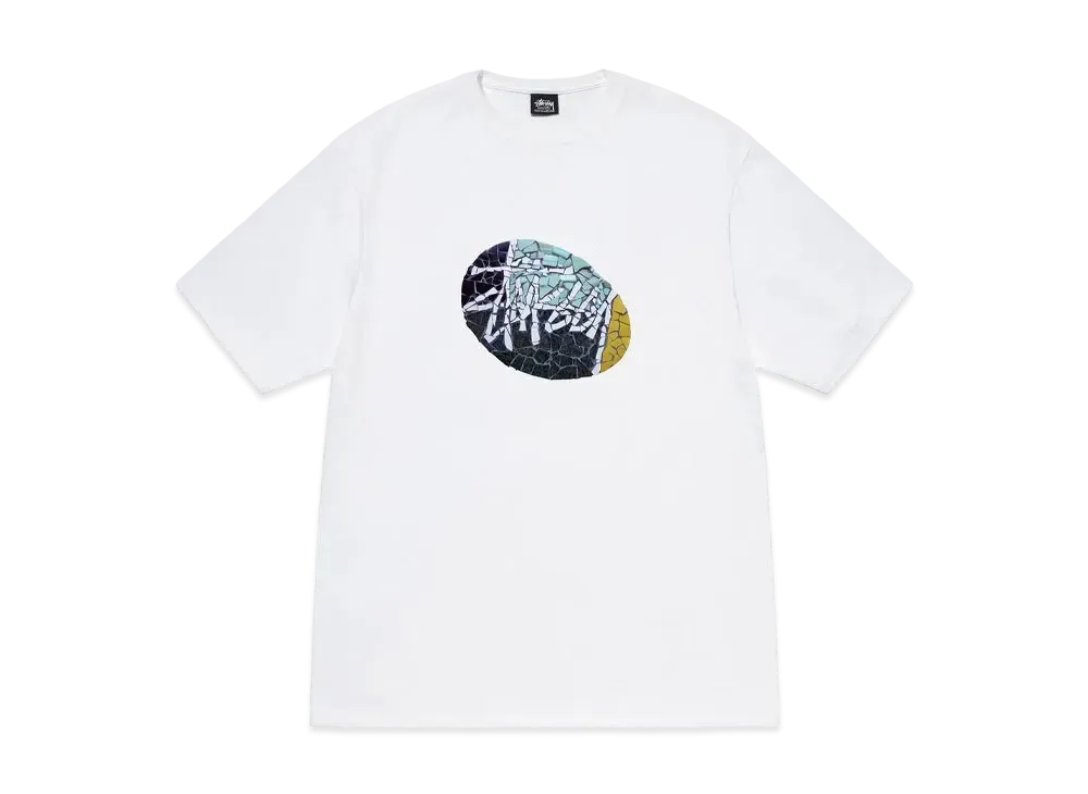 Stussy Mosaic Tee "White"
