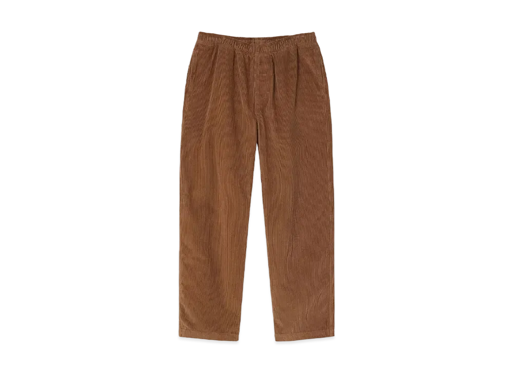 ステューシー ワイド ウェール コード ビーチ パンツ "カッパー"
