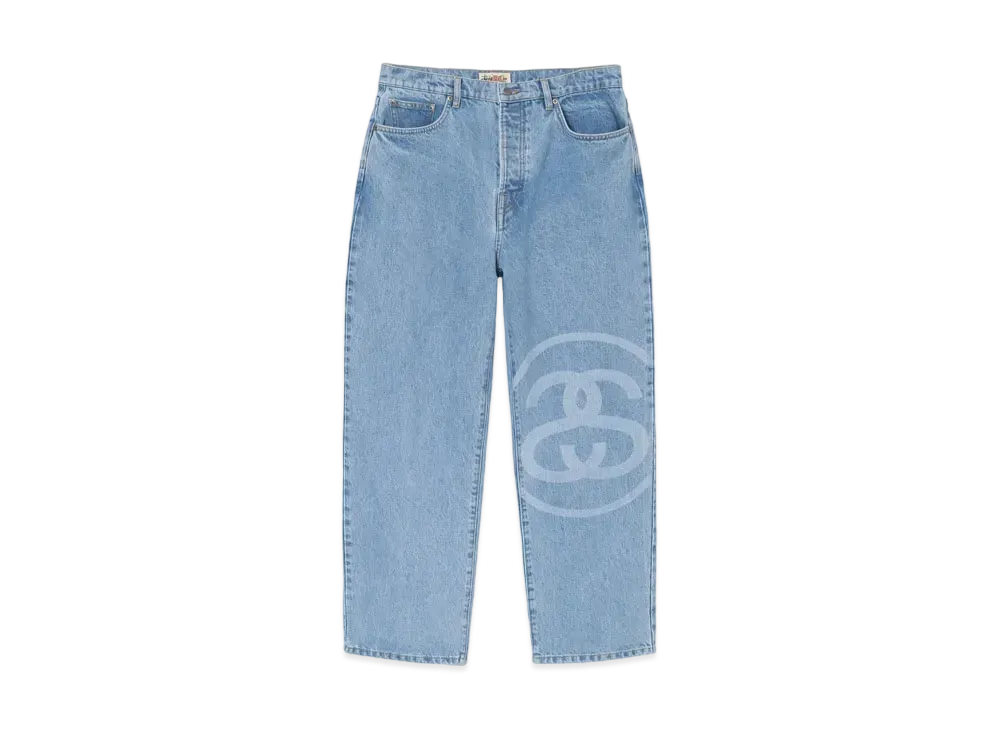 ステューシー SS-リンク ビッグOL ジーンズ "ストーン ウォッシュ"