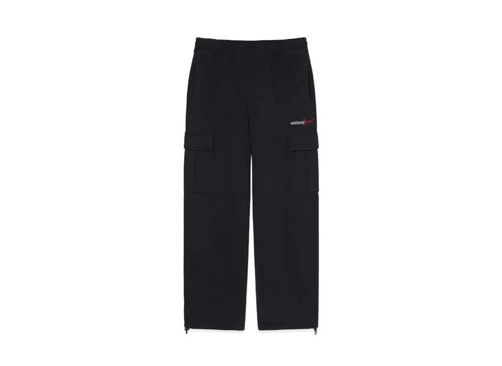 Stussy Sport Cargo Fleece Pant "Black"