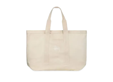 Stussy Canvas Extra Large Tote Bag "Natural"