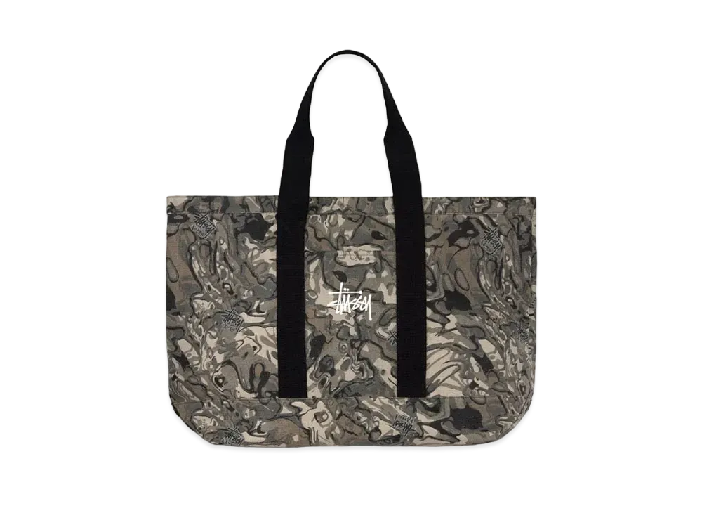 Stussy Canvas Extra Large Tote Bag "Veil Camo"