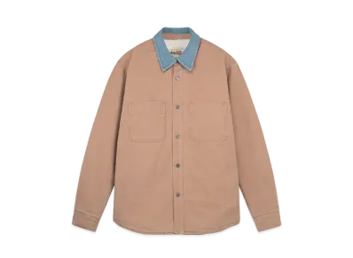 Stussy Sherpa Lined Work Shirt "Tan"