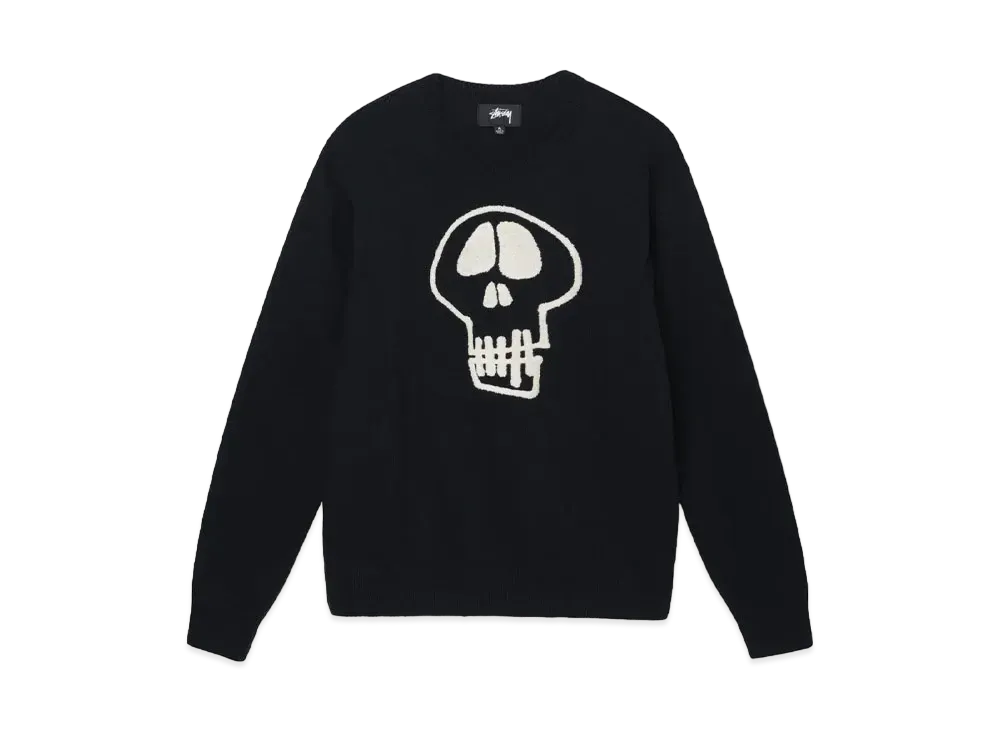 Stussy Skull Sweater "Black"