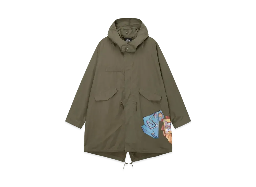 Stussy Goldie Fishtail Parka "Olive"