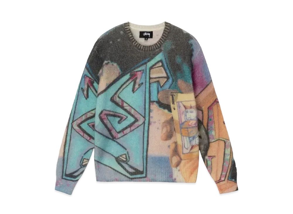 Stussy Goldie Sweater "Mulch"
