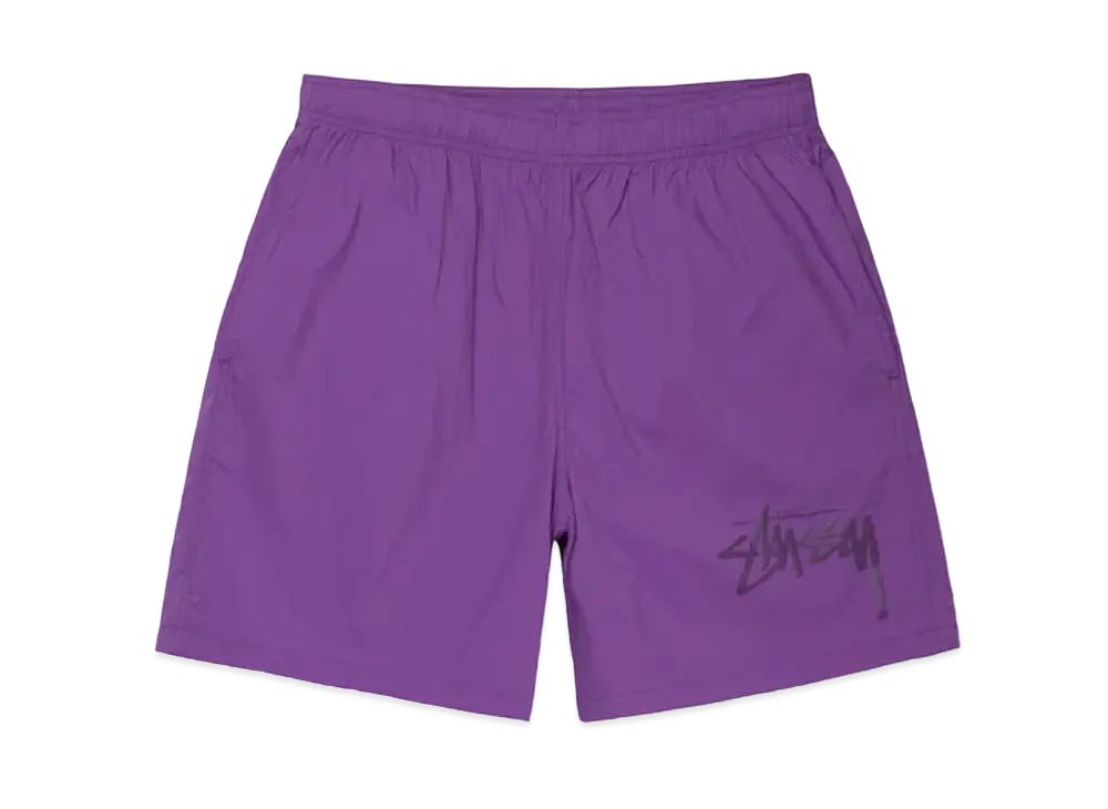 Stussy Big Stock Nylon Short "Purple