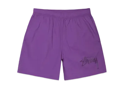 Stussy Big Stock Nylon Short "Purple