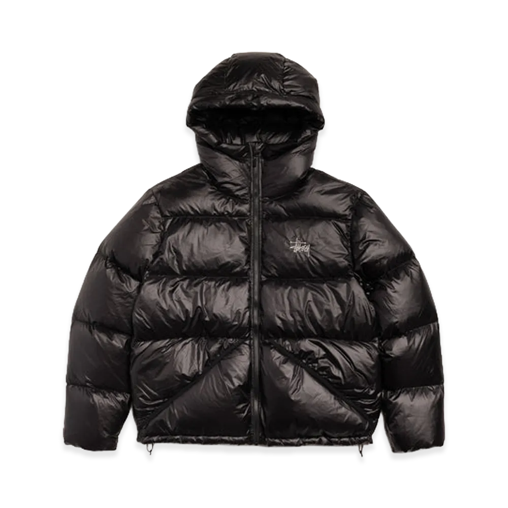 Stussy Down Parka Micro Ripstop "Jet Black"